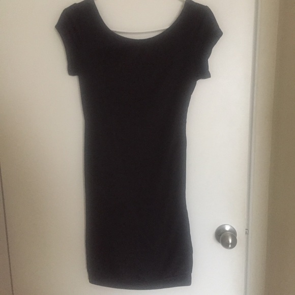 Little Black Coloured Criss Cross Dress - Picture 7 of 10